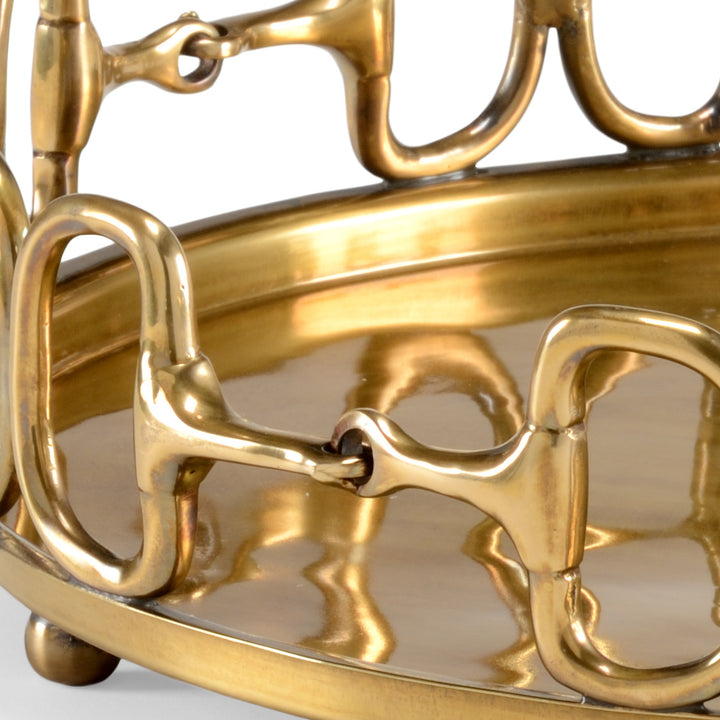 Stirrups Tray - Brass (Lg)