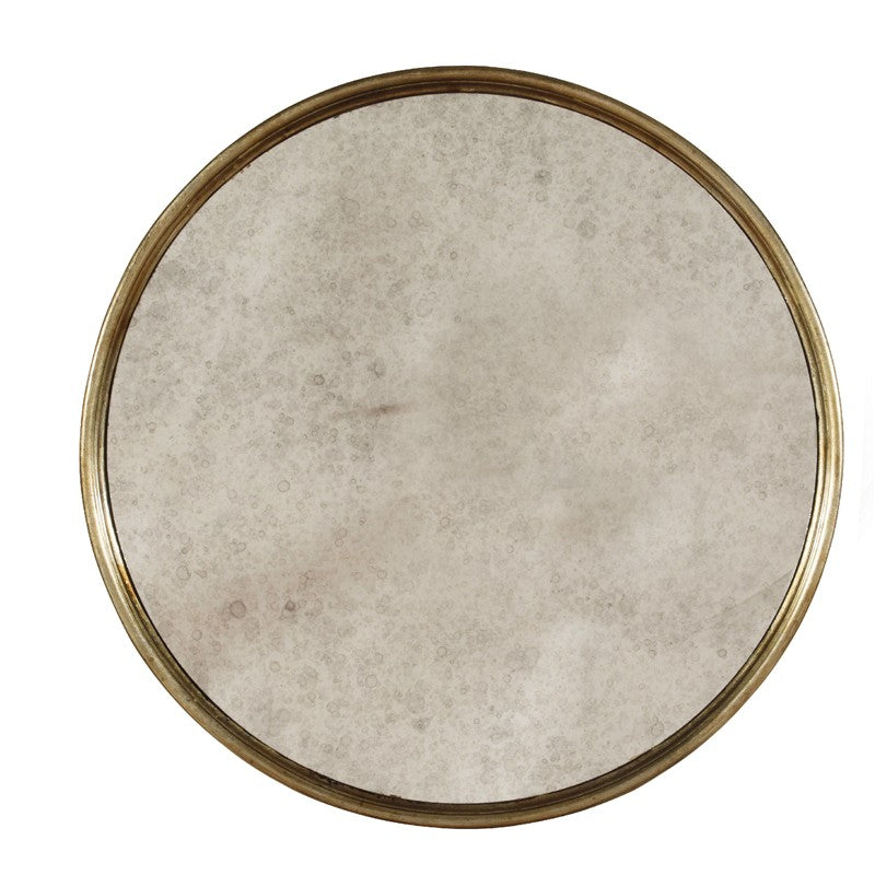 Sanctuary - Round Mirrored Accent Table - Visage
