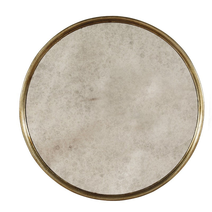 Sanctuary - Round Mirrored Accent Table - Visage