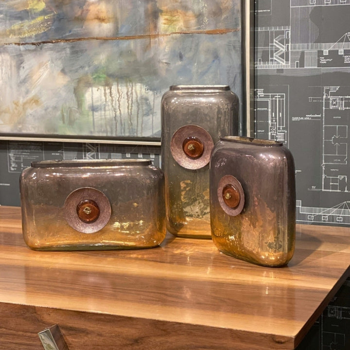 Blaze Oval Vases (S3)