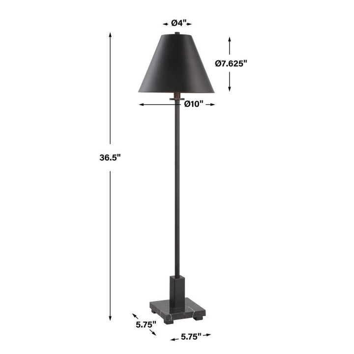Pilot - Black Buffet Lamp