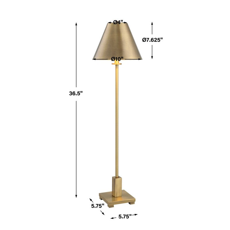 Pilot - Brass Buffet Lamp