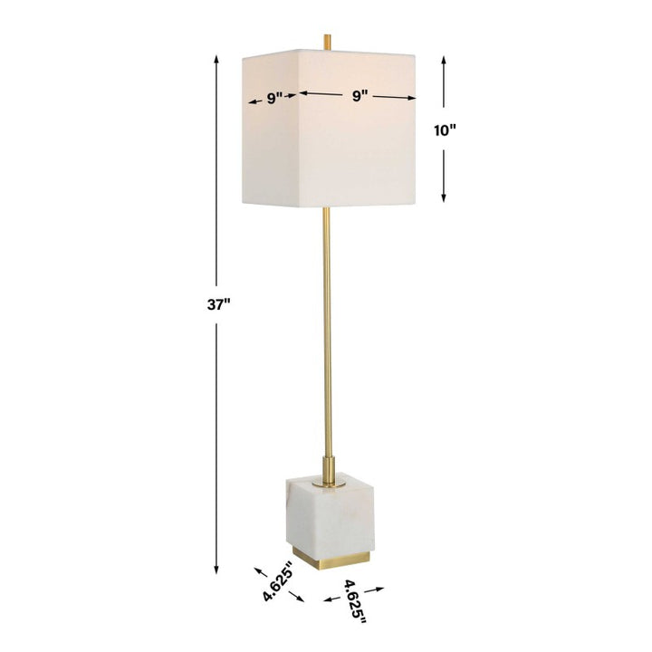 Escort - Brass Buffet Lamp