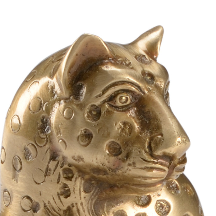Brass Kat Candlestick