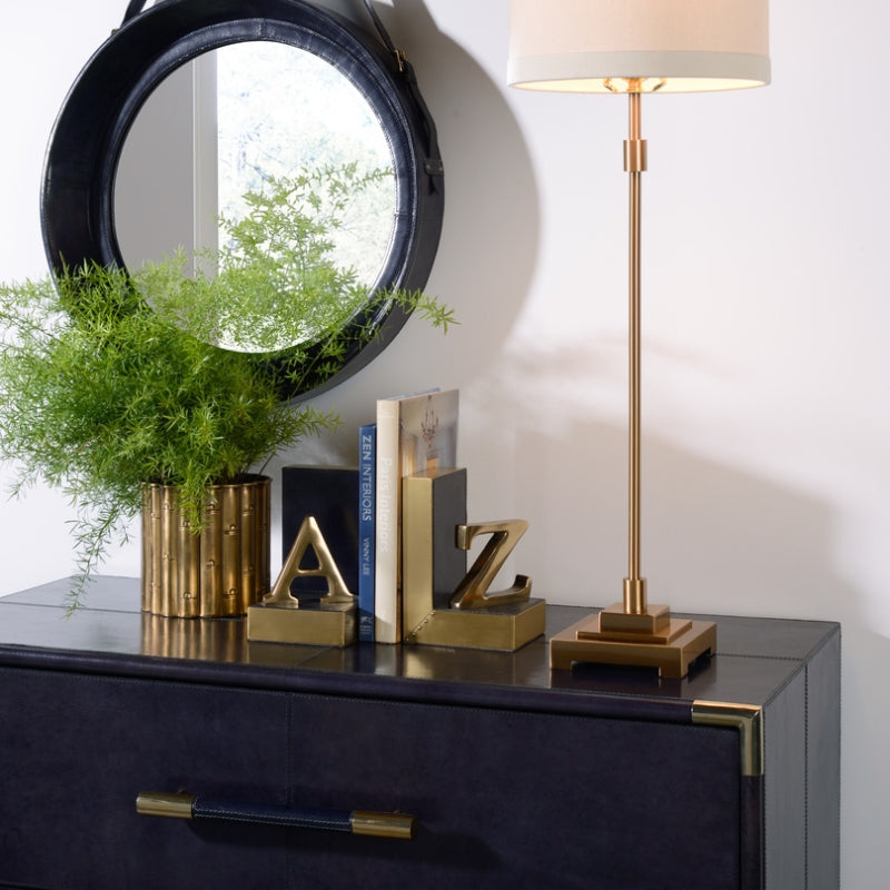 Brass Bamboo Planter (Sm)