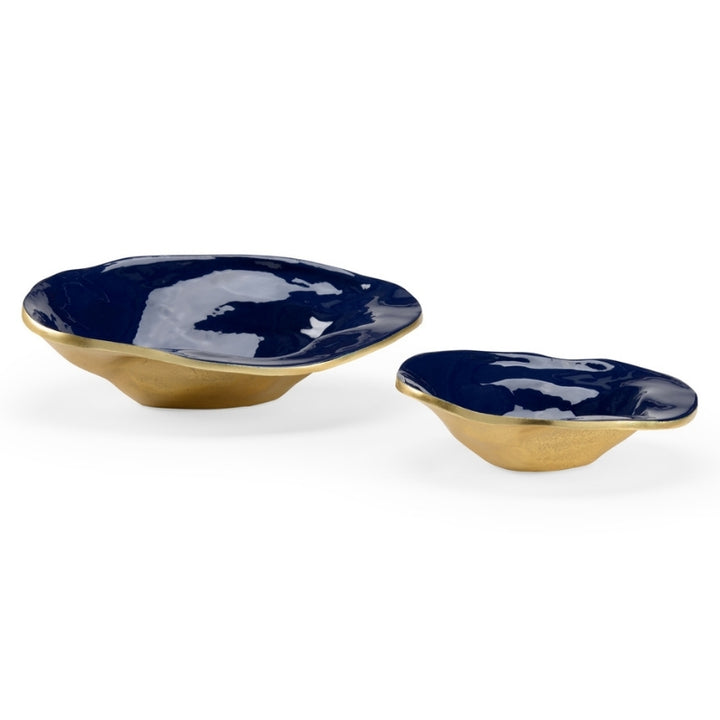Waving Edge Blue Bowls (S2)