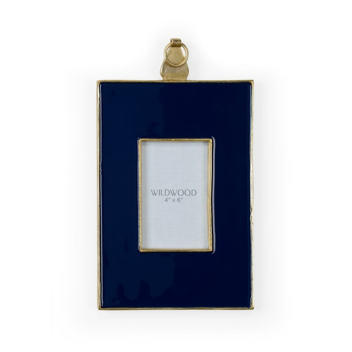 Navy Enamel Wall Frame (Lg)
