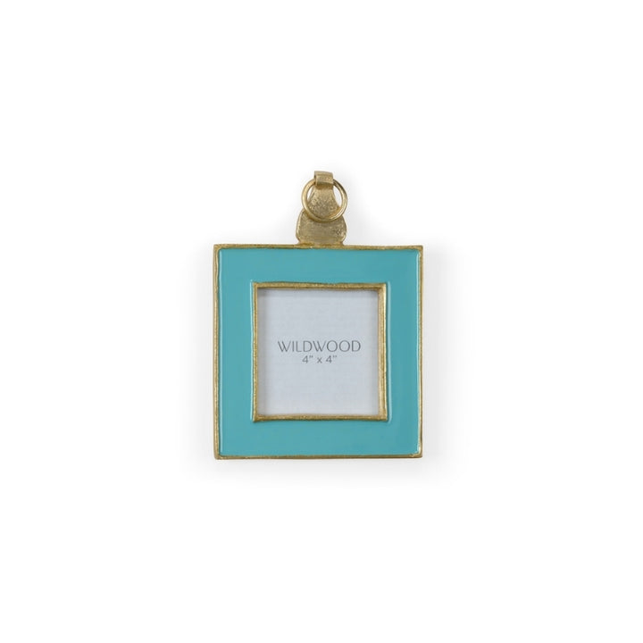 Aqua Enamel Wall Frame (Sm)