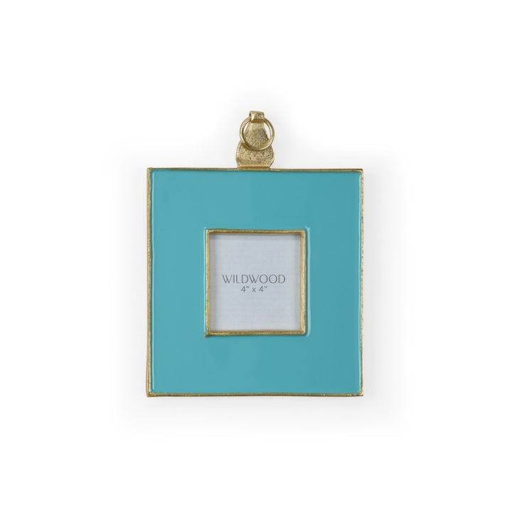 Aqua Enamel Wall Frame (Med)