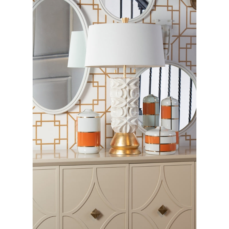 Tobago Mirror - White