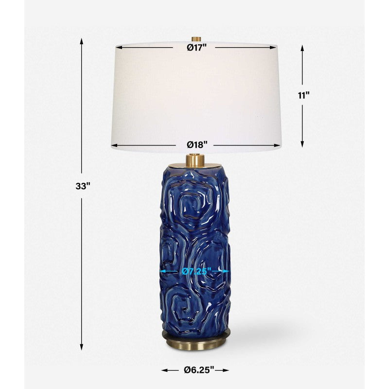 Zade - Table Lamp - Blue