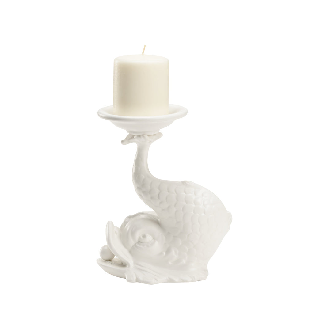 Italian Renaissance Dolphin Candleholder