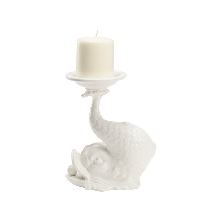 Italian Renaissance Dolphin Candleholder