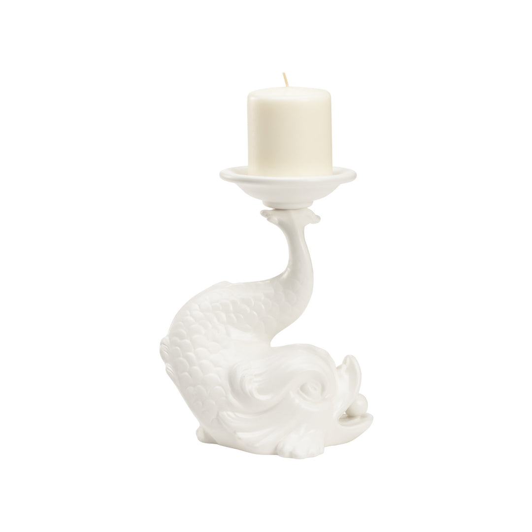 Italian Renaissance Dolphin Candleholder
