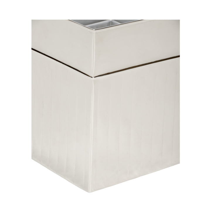 Wallace Wastebasket - Nickel