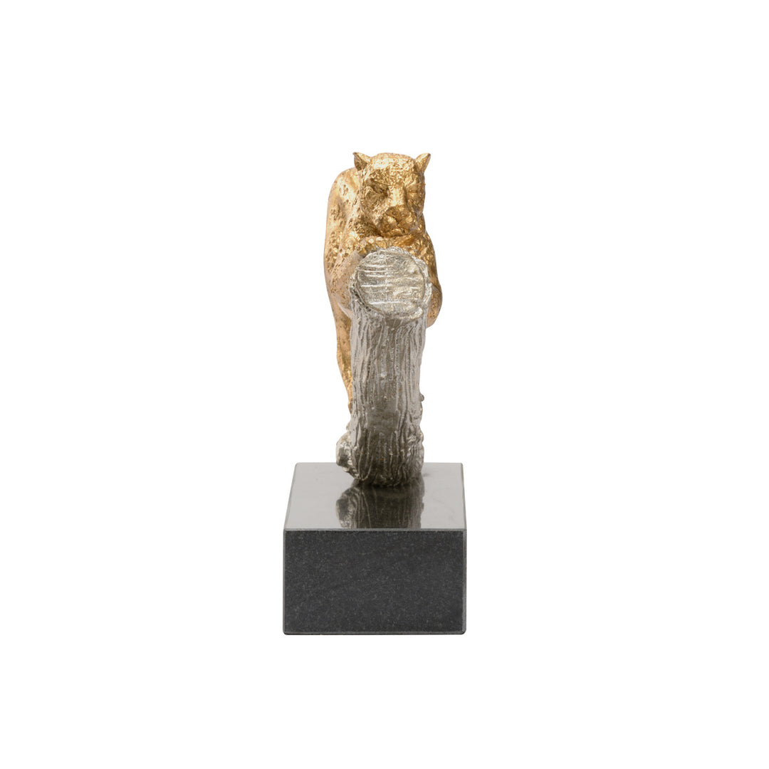 Leopard On The Hunt - Gold