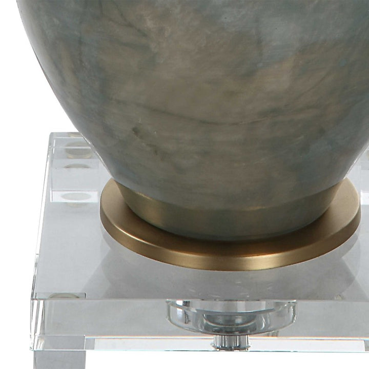 Cardoni - Glass Table Lamp - Bronze