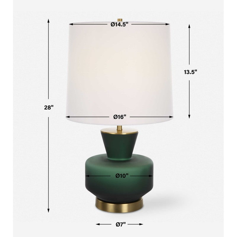 Trentino - Table Lamp - Dark Emerald Green