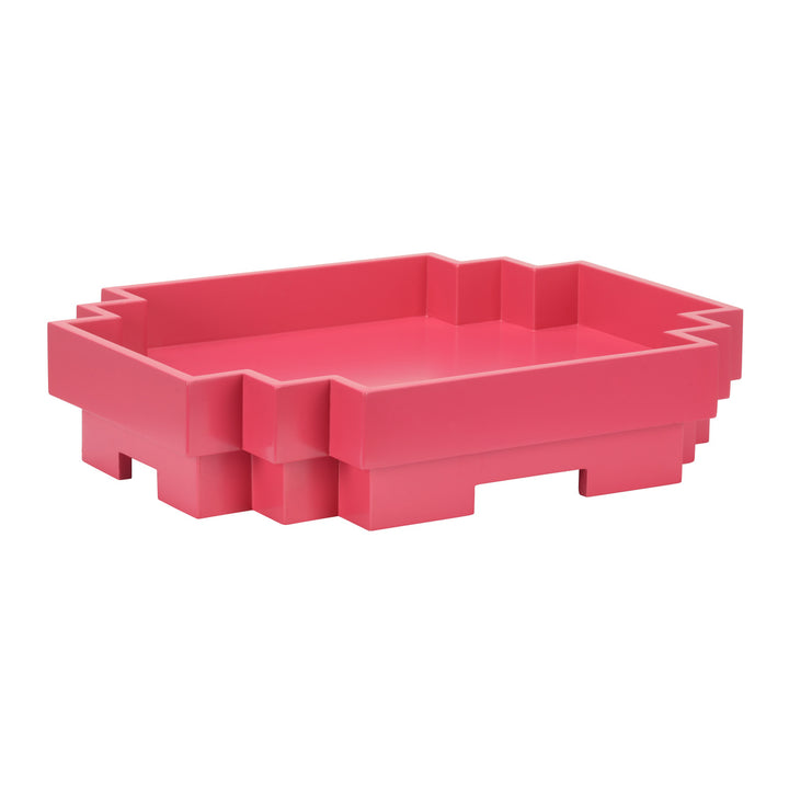 Japandi Tray - Fuchsia
