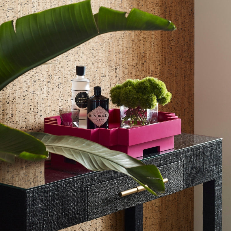 Japandi Tray - Fuchsia