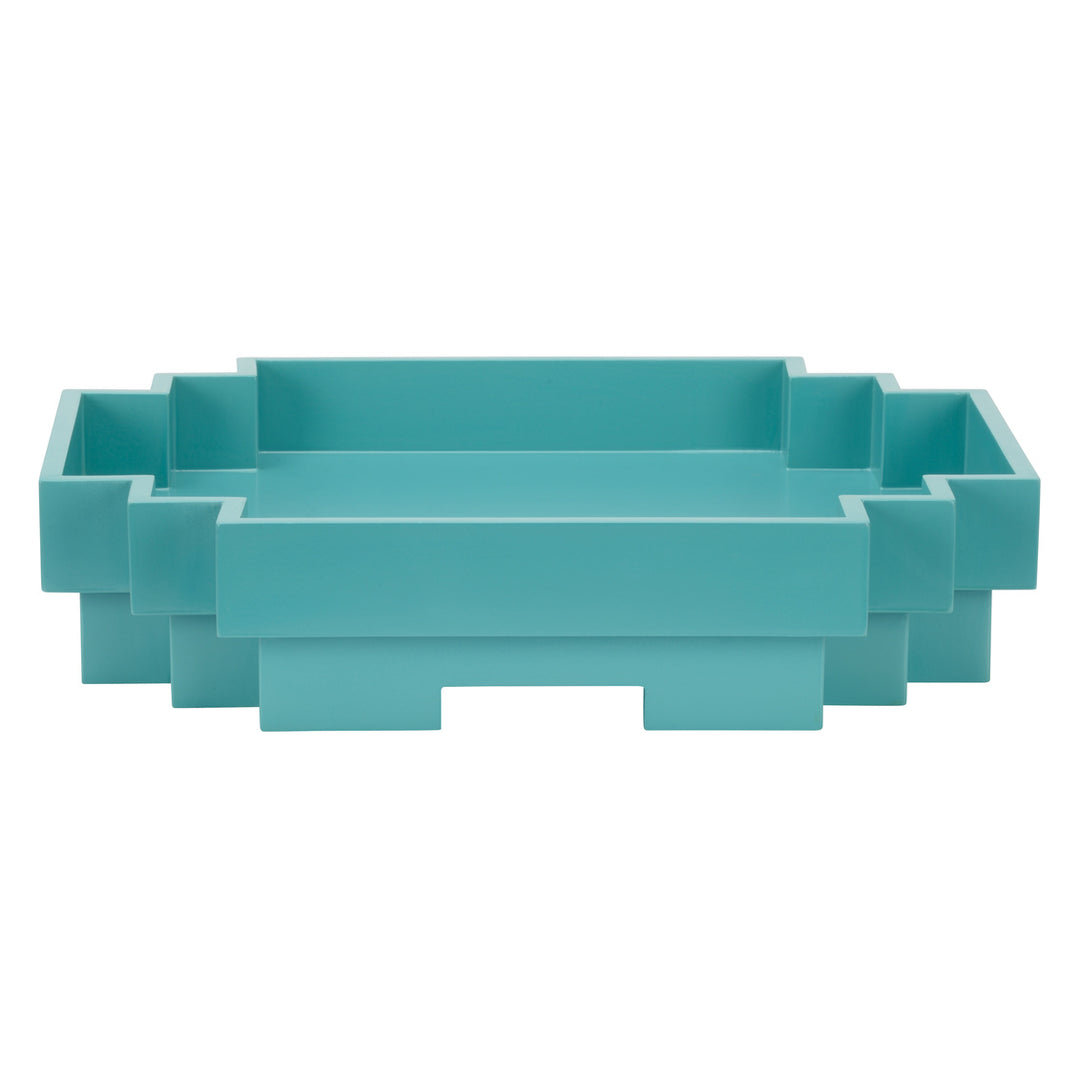Japandi Tray - Aquamarine