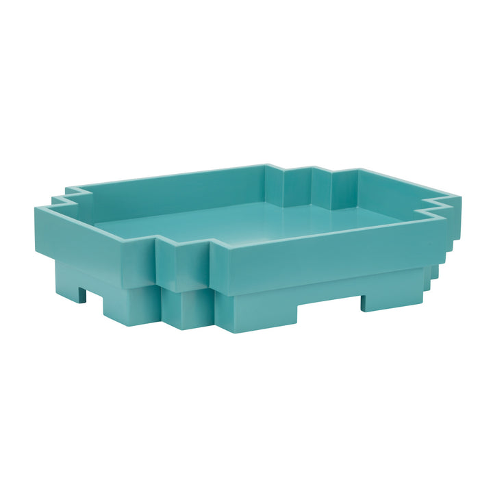 Japandi Tray - Aquamarine