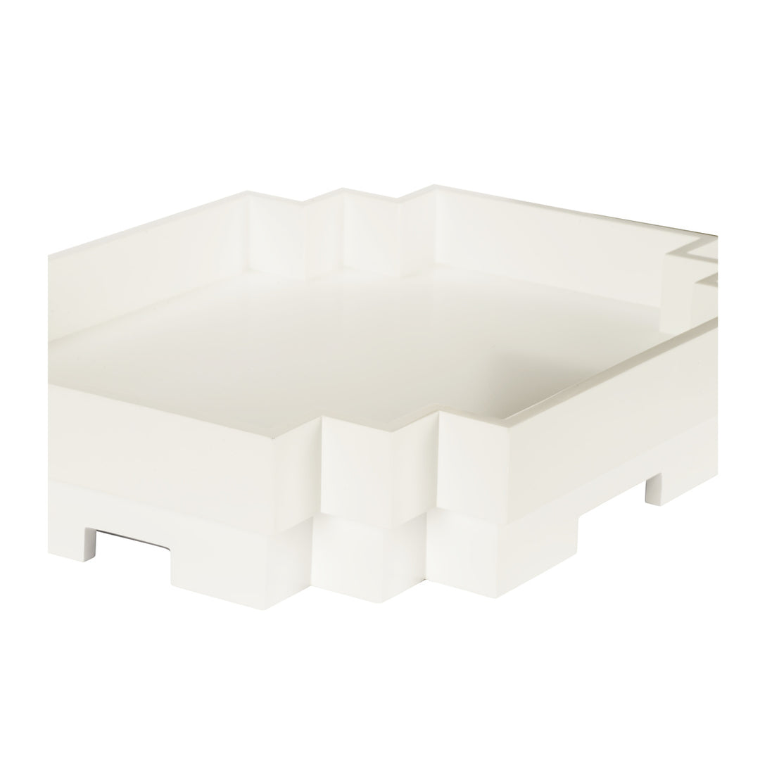 Japandi Tray - White