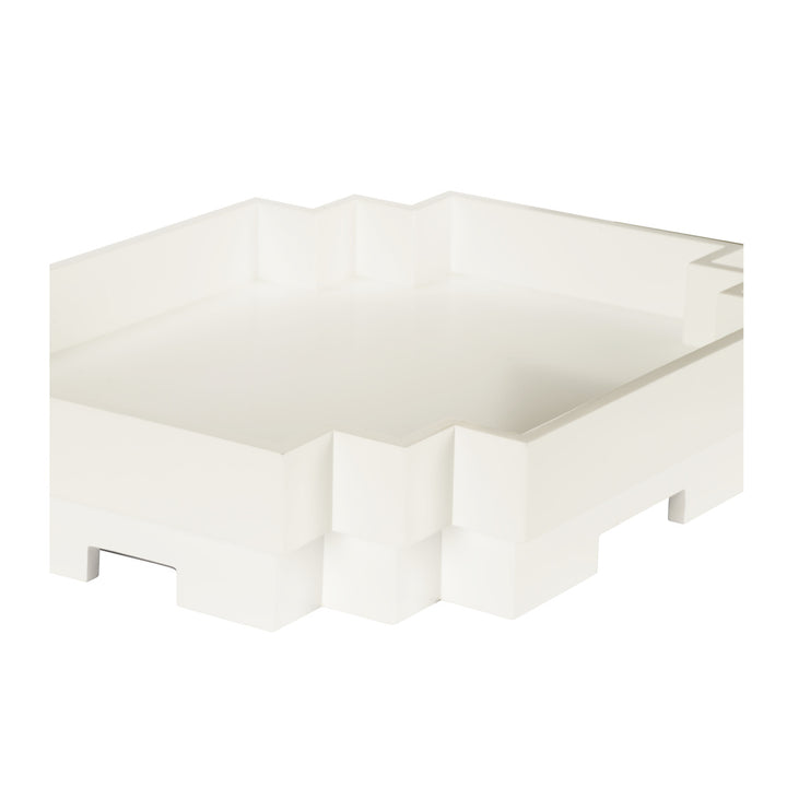 Japandi Tray - White