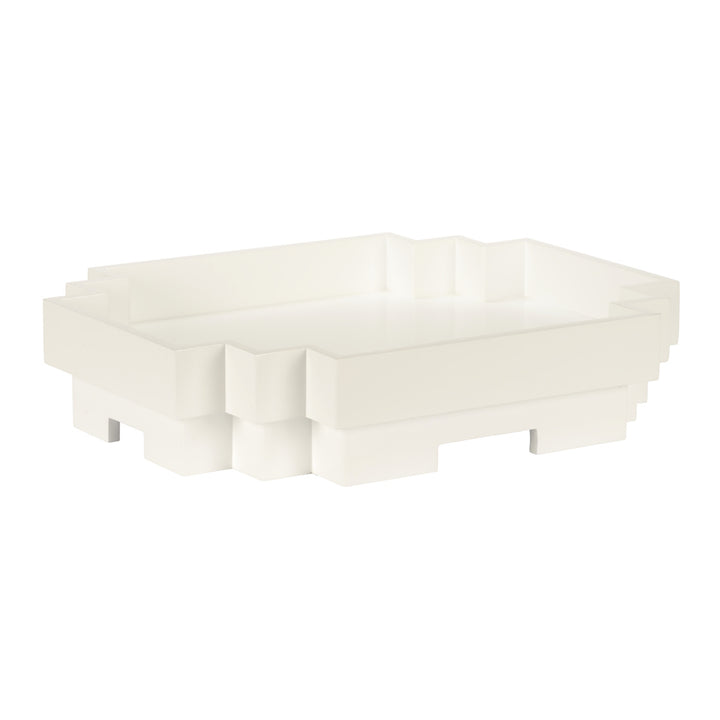 Japandi Tray - White
