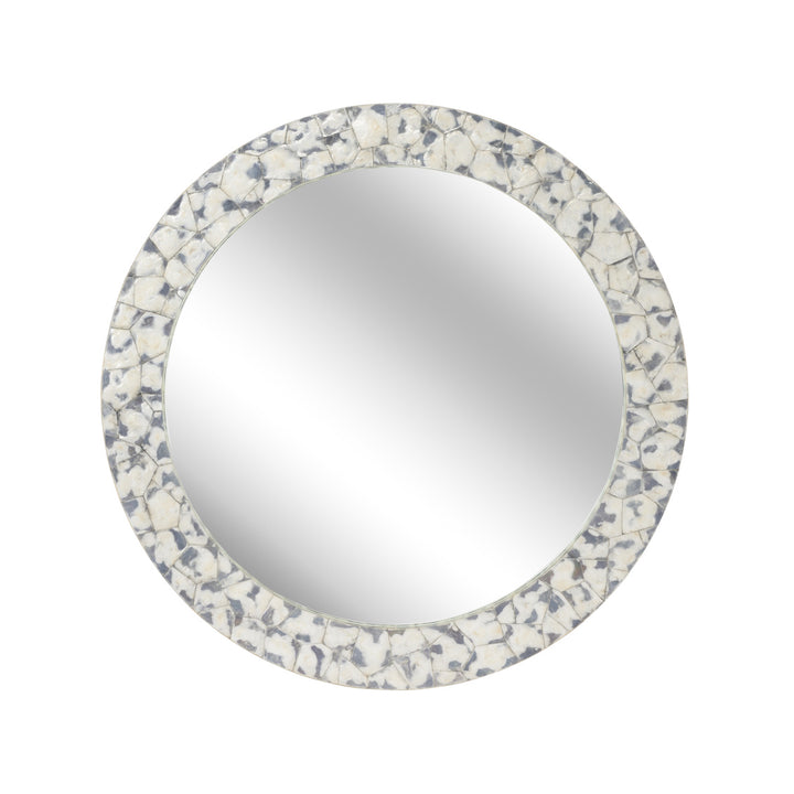Shell Shock Round Mirror