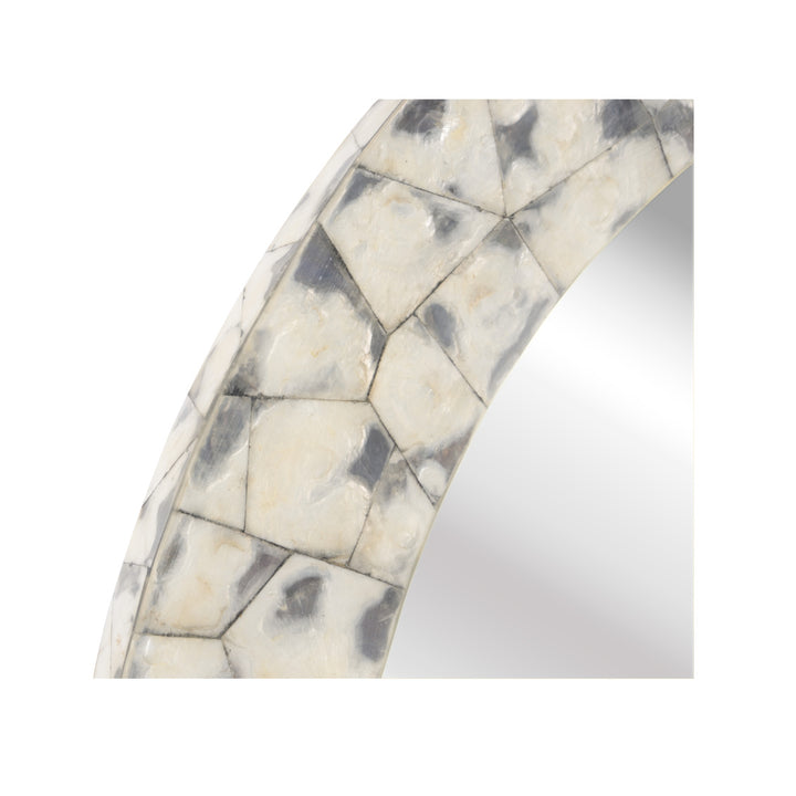 Shell Shock Round Mirror