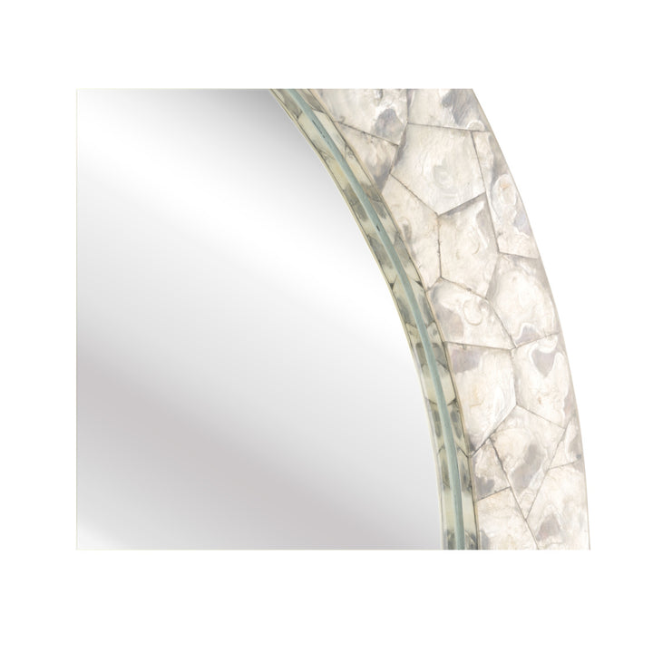 Shell Shock Round Mirror