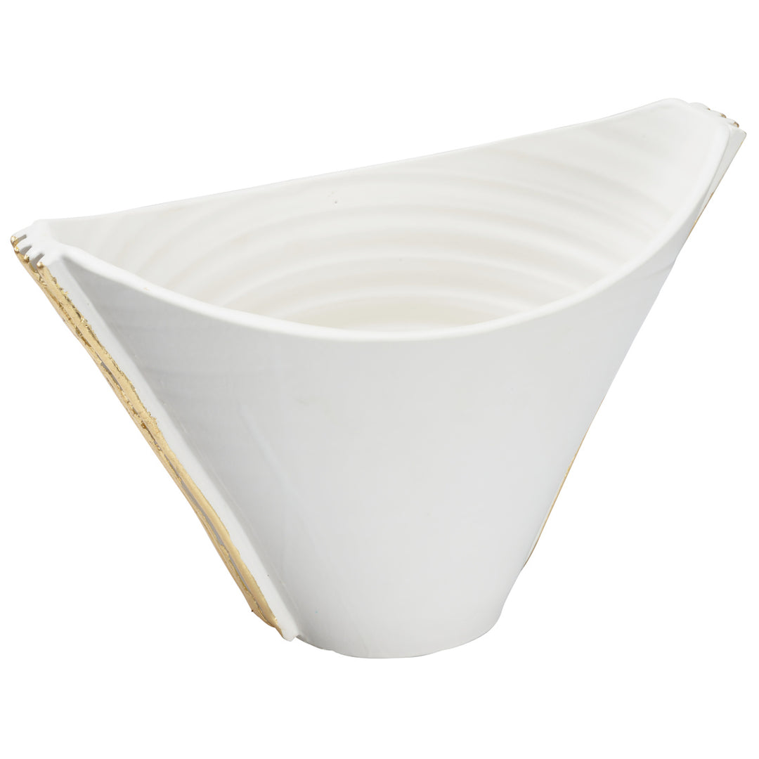 Siracusa Vessel - Blanco/Oro - Lg