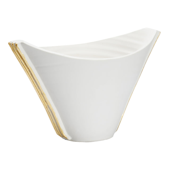 Siracusa Vessel - Blanco/Oro - Lg