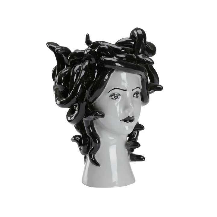 Medusa Vase - Nero