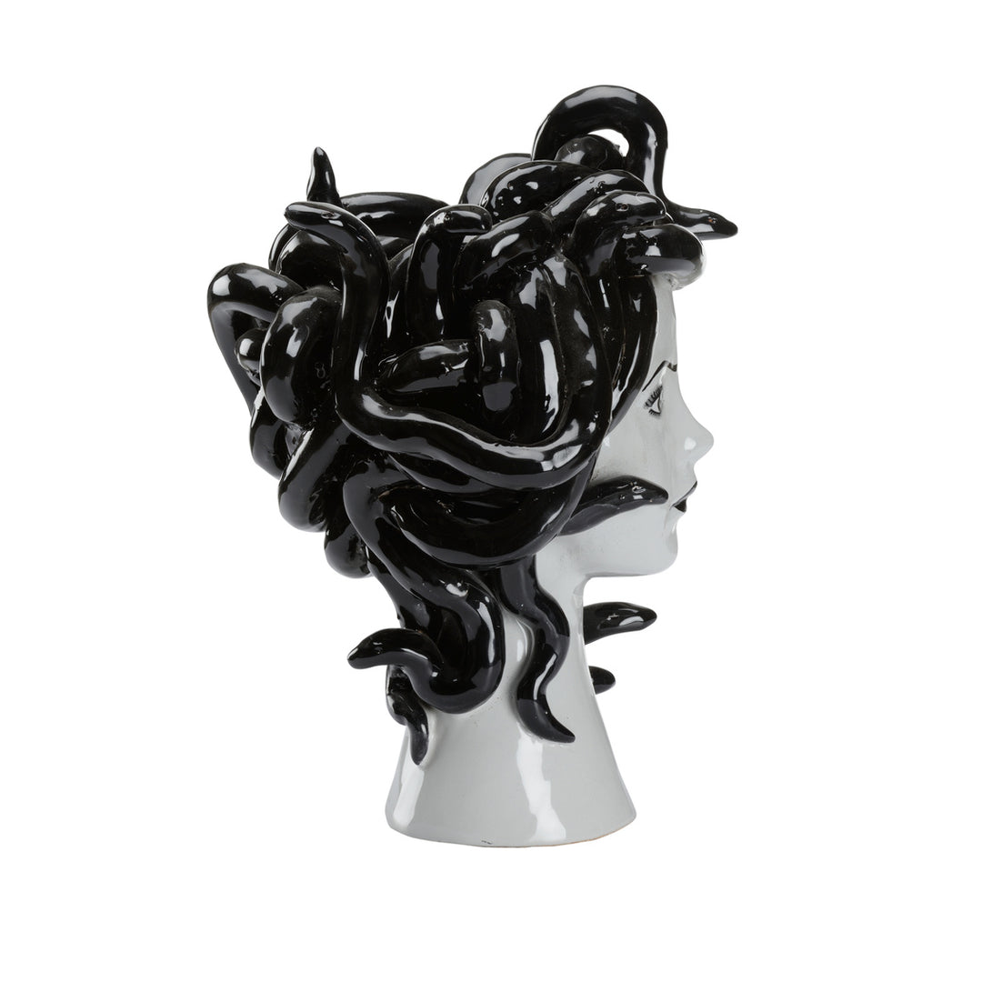 Medusa Vase - Nero