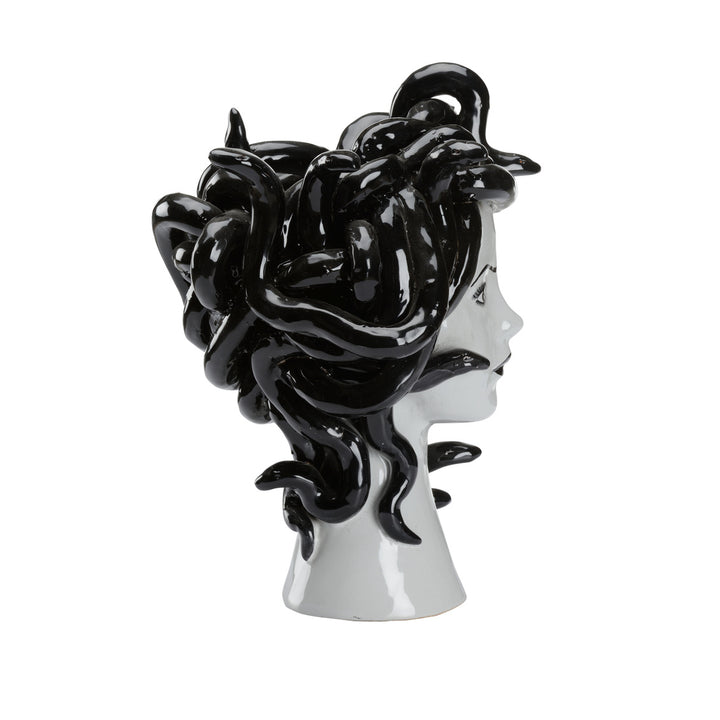 Medusa Vase - Nero