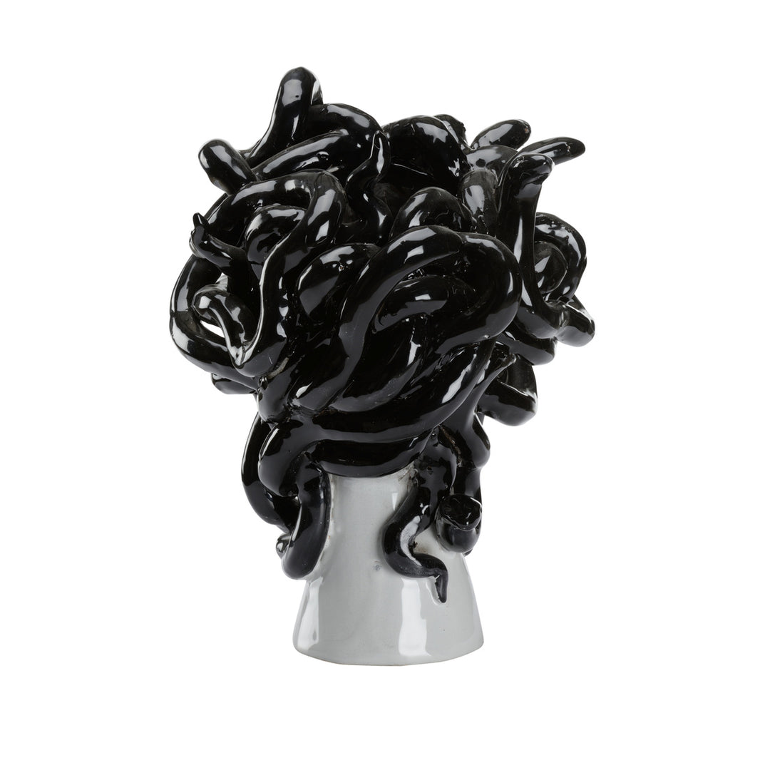Medusa Vase - Nero