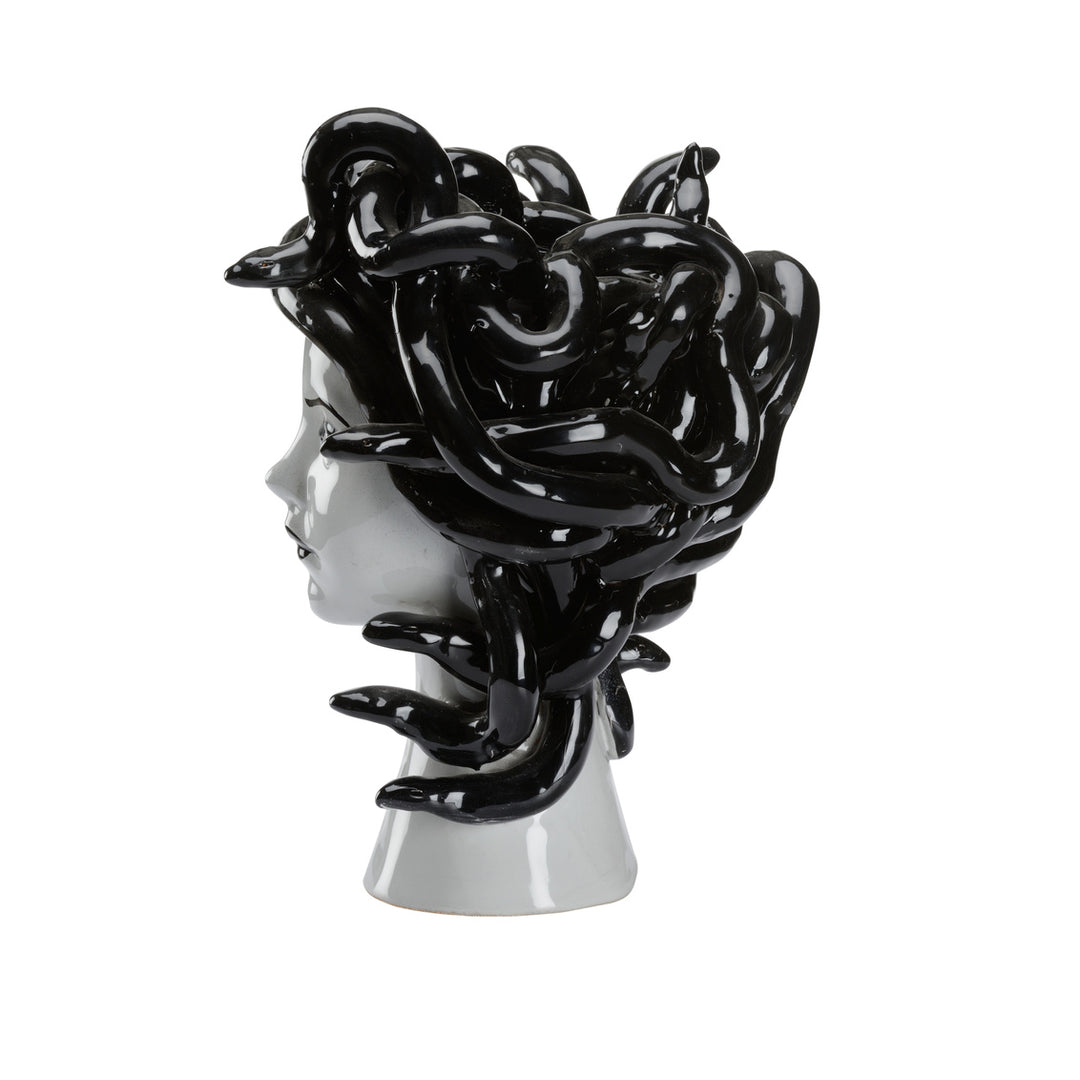 Medusa Vase - Nero