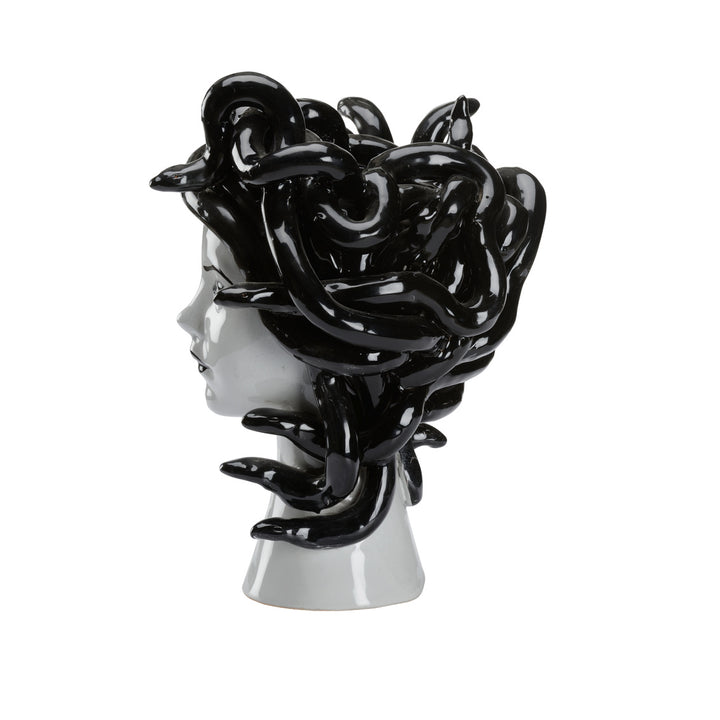 Medusa Vase - Nero