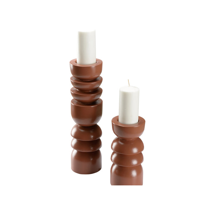 Totem Sunset Candleholders