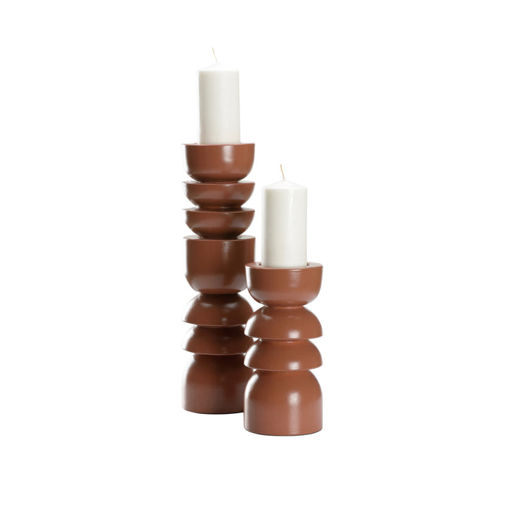 Totem Sunset Candleholders
