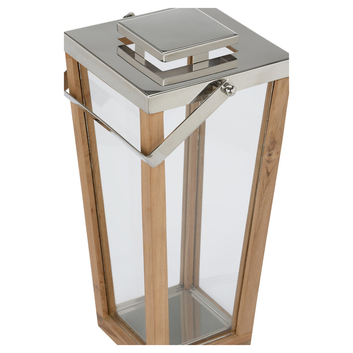 Lanai Teak and Glass Hurricane - SM