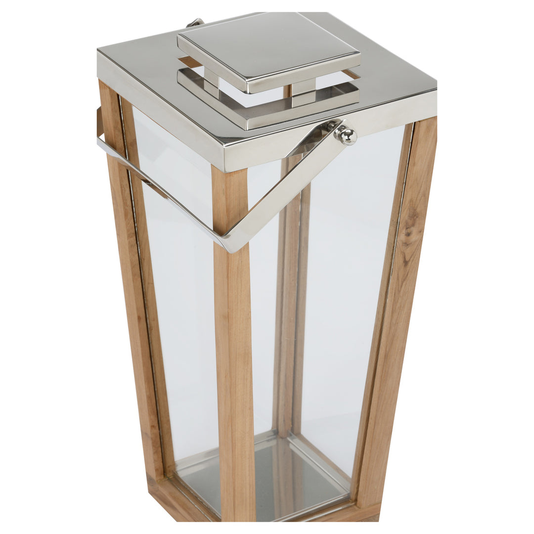 Lanai Teak and Glass Hurricane - MD