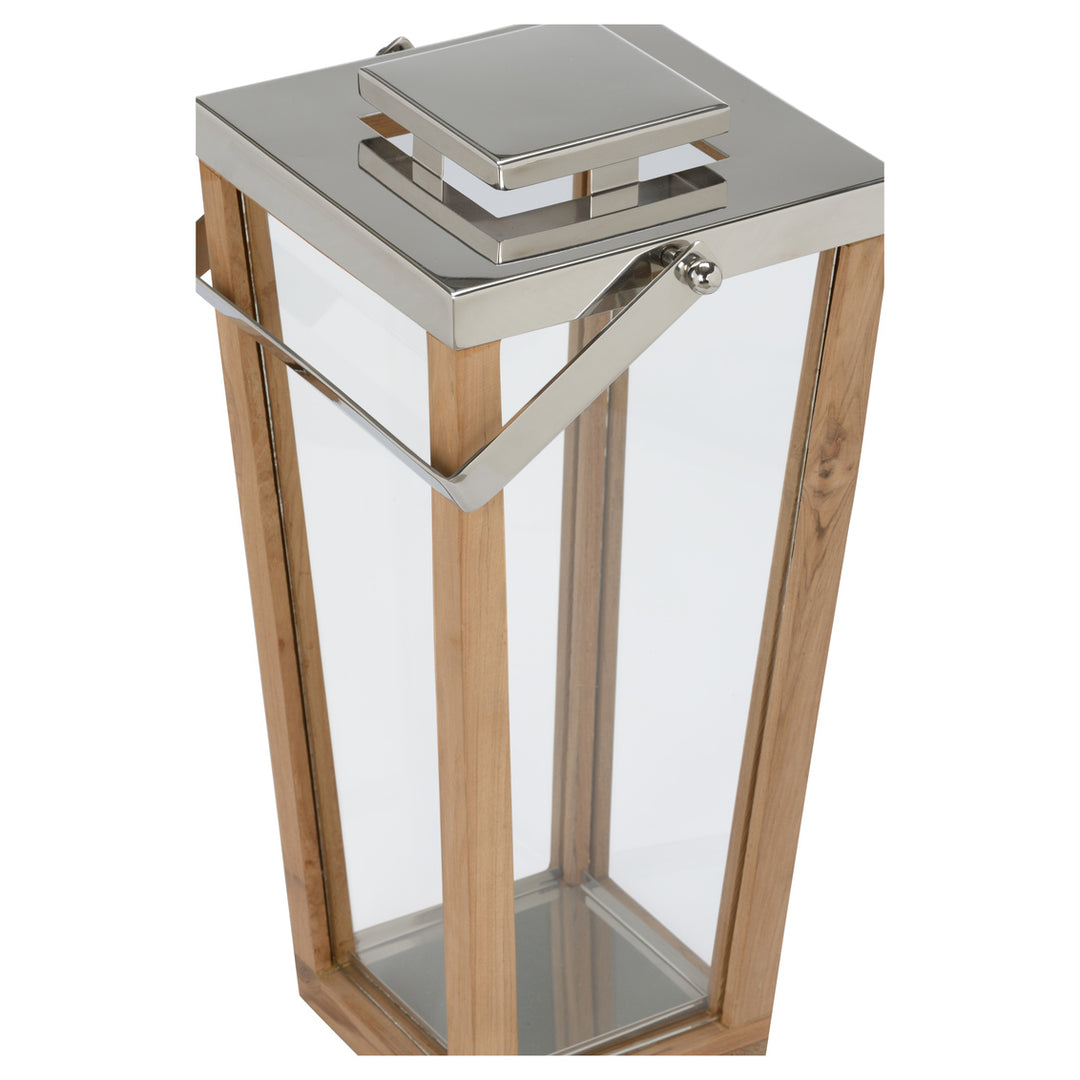 Lanai Teak and Glass Hurricane - LG