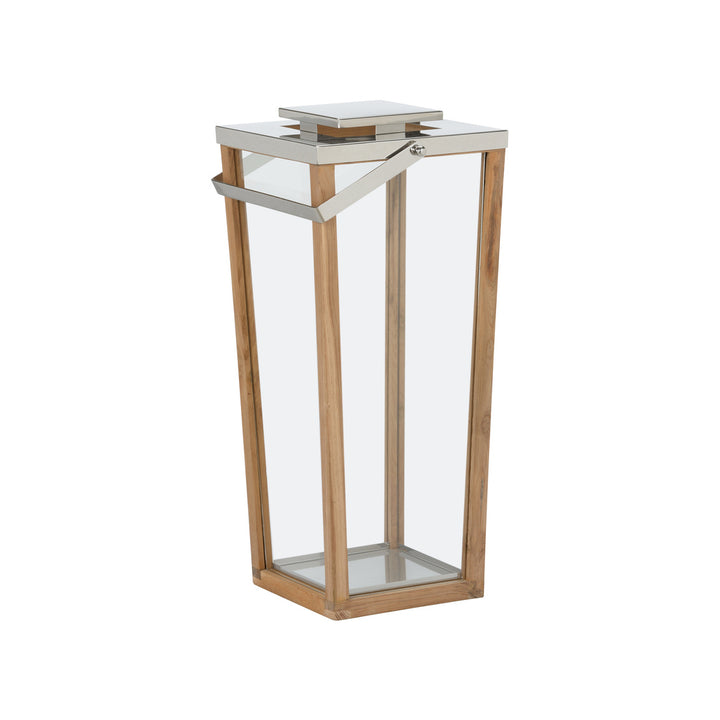 Lanai Teak and Glass Hurricane - LG