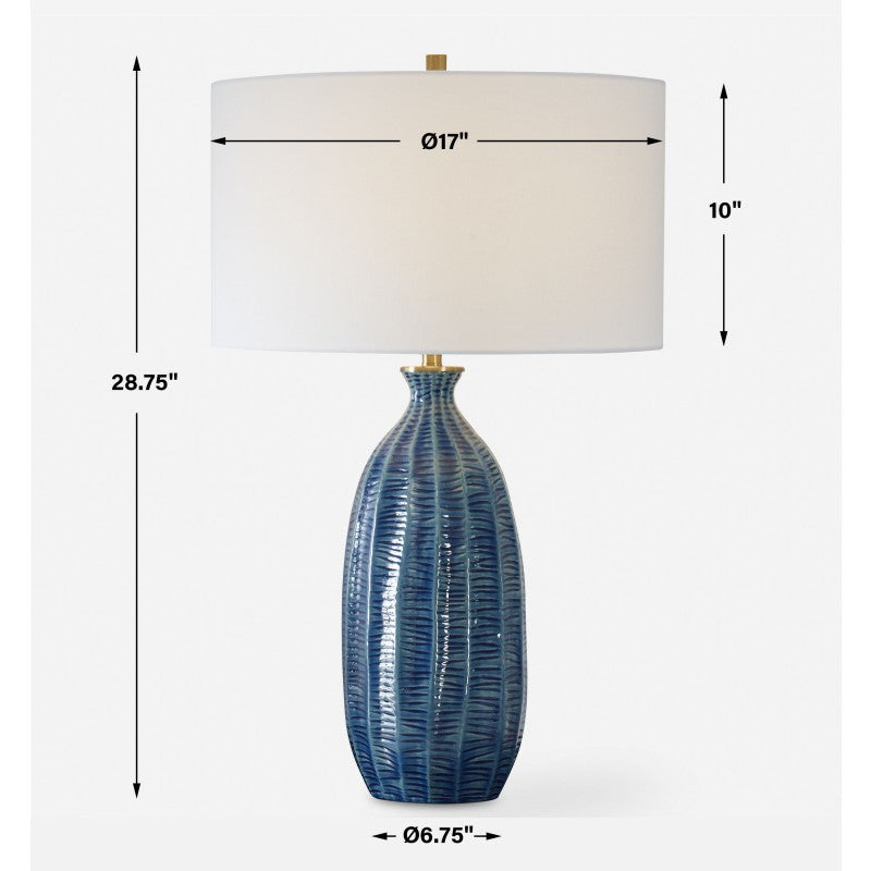 Bixby - Blue Table Lamp