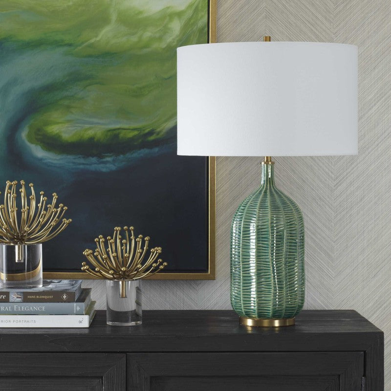 Bixby - Green Table Lamp