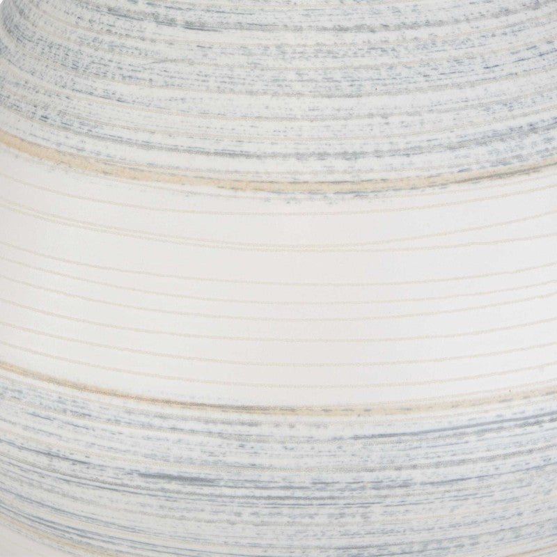 Potter - Table Lamp - Striped Ivory Blue