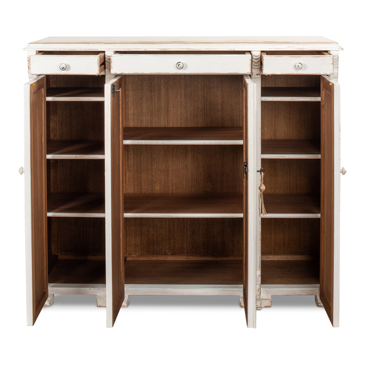 White Swan Tall Sideboard